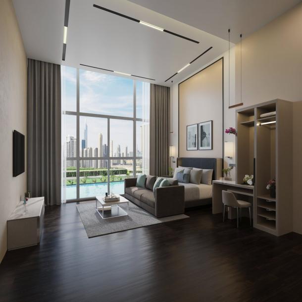 Luxury Studio Apartment for Sale in Dubai Vibrant City Living-1